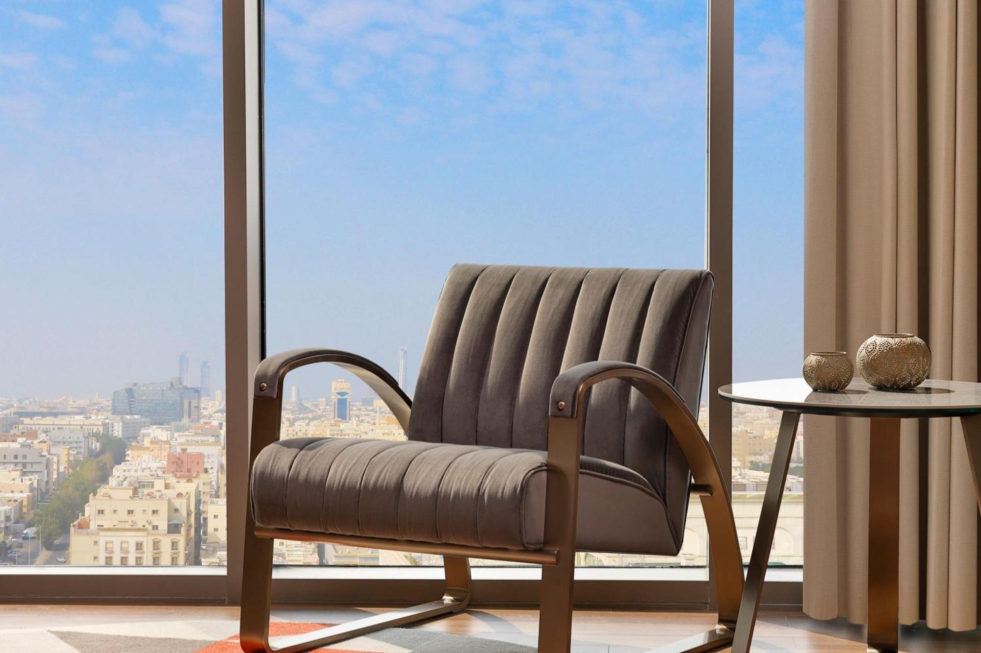 Jeddah Marriott Hotel Madinah Road Exteriér fotografie The 3D rendering of the interior of the apartment